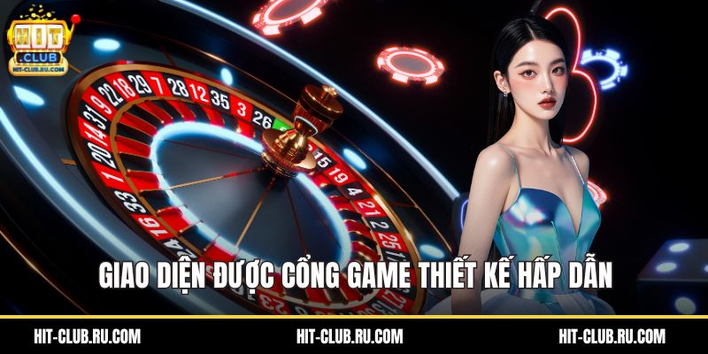 Giao diện được cổng game thiết kế hấp dẫn