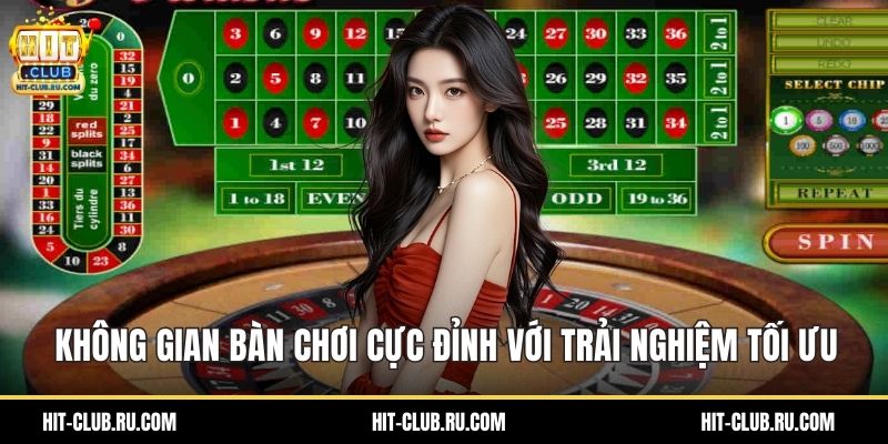 Không gian bàn chơi cực đỉnh với trải nghiệm tối ưu